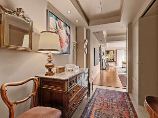 Step into luxury with this stunning property, showcasing exquisite interior design.