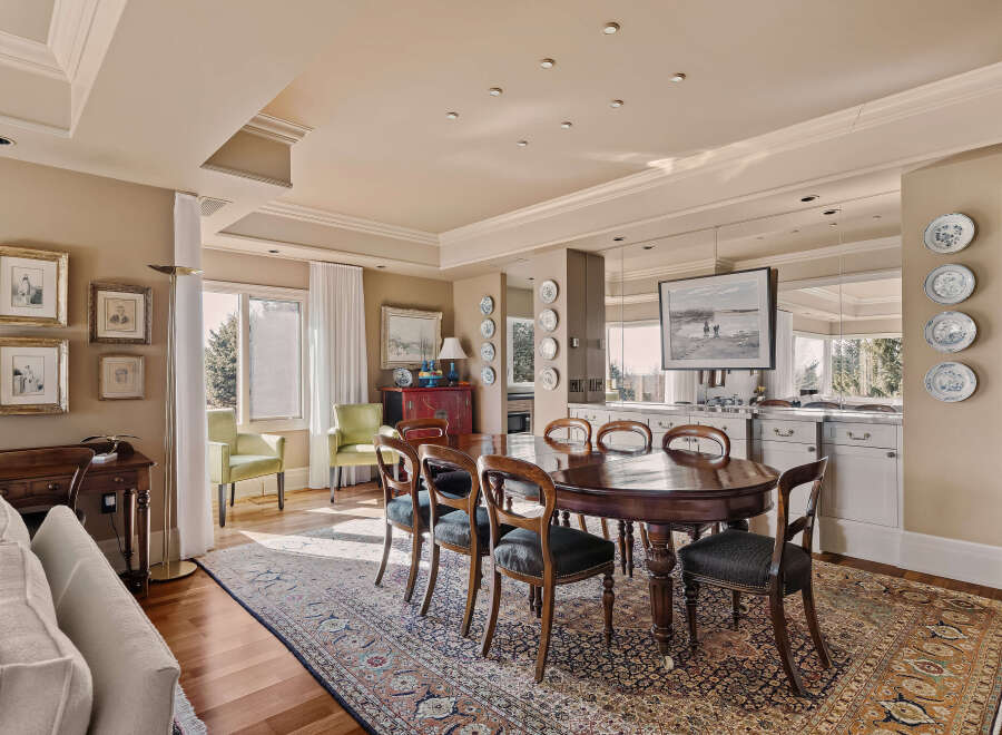 Step into luxury with this stunning dining room, perfect for hosting memorable gatherings.