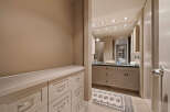 Step into luxury with this stunning bathroom design.