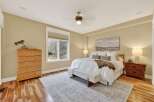 Step into a serene bedroom retreat, where comfort meets elegance.