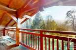 Enjoy breathtaking views from this charming balcony.