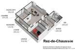 Discover this stunning Rez-de-Chaussée property, featuring a well-designed layout with a studio apartment, a cozy bedroom, and a functional kitchen.