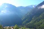 Nestled amidst majestic mountains, this property offers breathtaking views and a serene atmosphere.