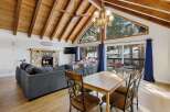 Experience the charm of this stunning property, featuring a cozy fireplace and a spacious living area.