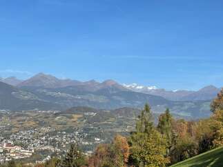Experience breathtaking views from this stunning property nestled in the mountains.