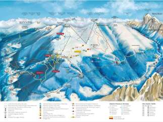 Explore the stunning Plose ski area with a comprehensive map showcasing ski slopes, lifts, and amenities.