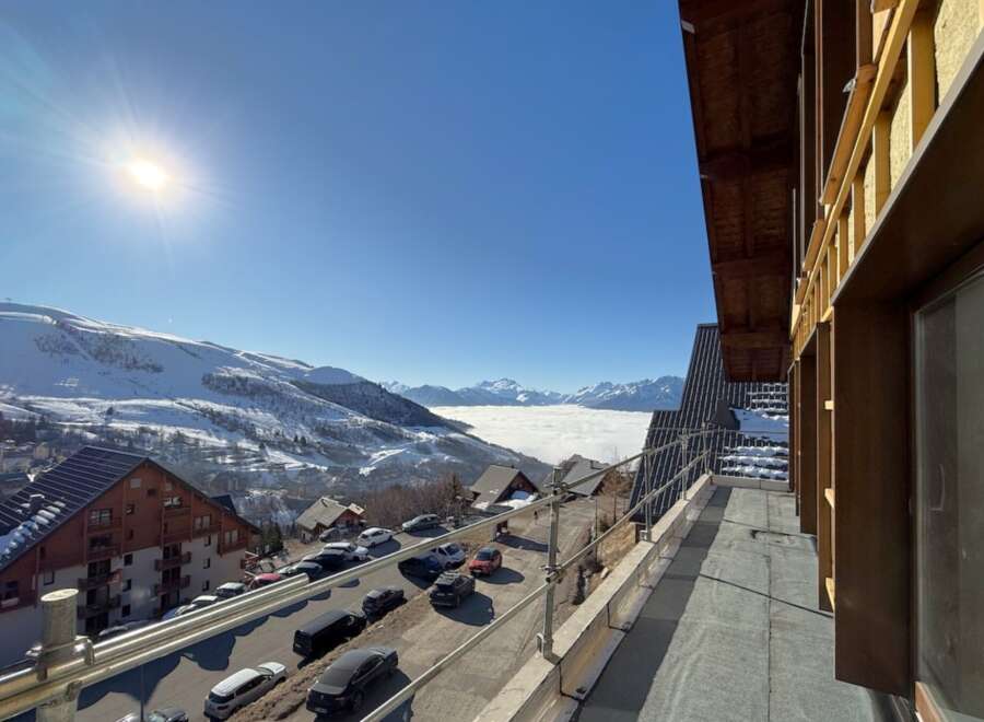 Experience breathtaking mountain views from this stunning property.