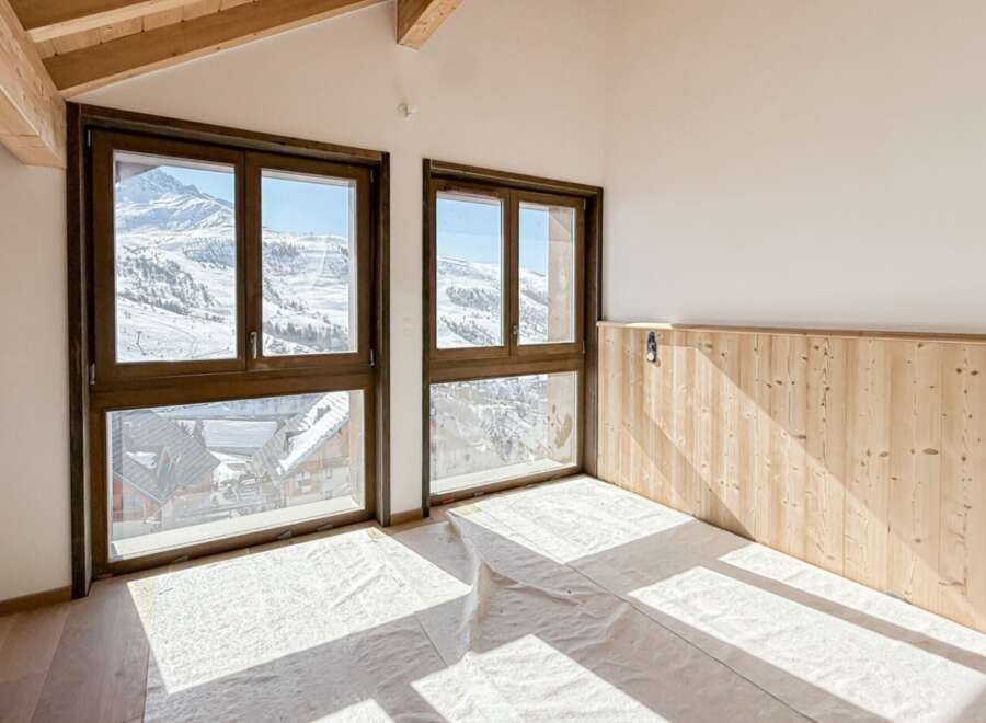 Experience breathtaking mountain views from this stunning property.