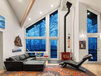 Experience the epitome of modern living in this stunning property, boasting a spacious and light-filled interior.