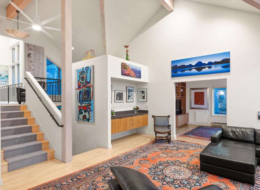 Step into luxury with this stunning property, featuring a modern interior design and an open floor plan.