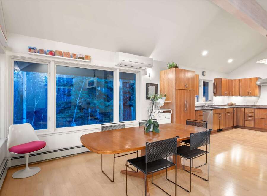 This stunning property boasts a bright and airy dining area, perfect for entertaining.