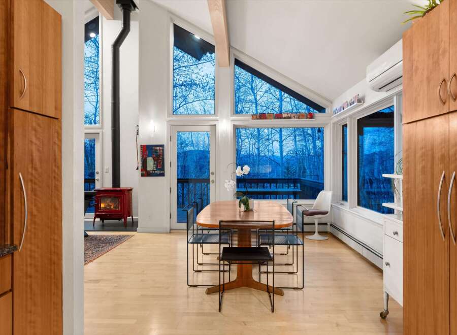 This stunning property boasts a modern interior with an open floor plan, perfect for entertaining.