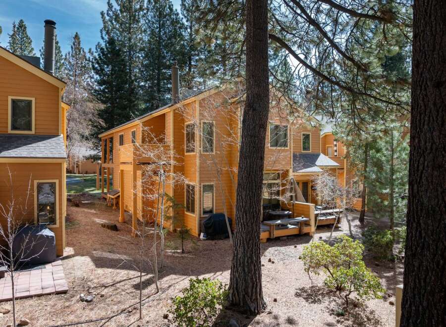 Discover a charming property nestled in a serene, wooded setting.
