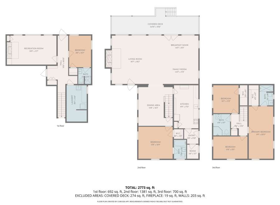 Discover this stunning multi-story home with a total of 2773 sq.