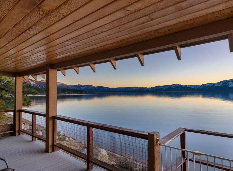 Enjoy breathtaking lake views from this stunning property.