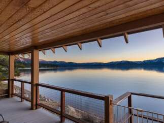 Enjoy breathtaking lake views from this stunning property.