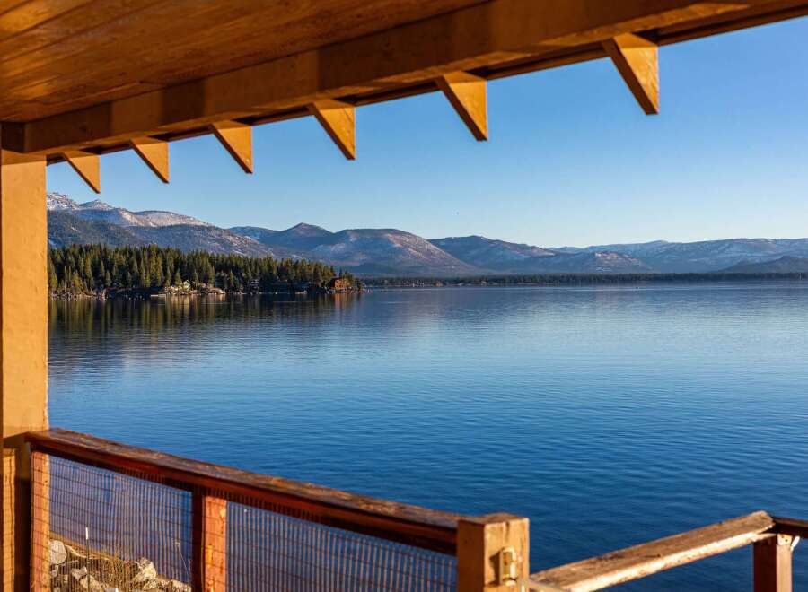 Enjoy breathtaking lake and mountain views from this stunning property.