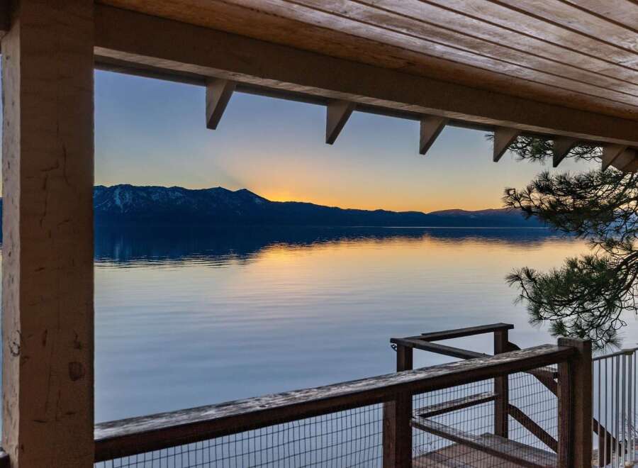 Enjoy breathtaking lake views from this stunning property.
