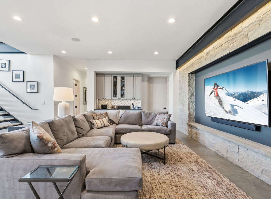 Step into luxury with this stunning living space, perfect for entertaining or relaxing.