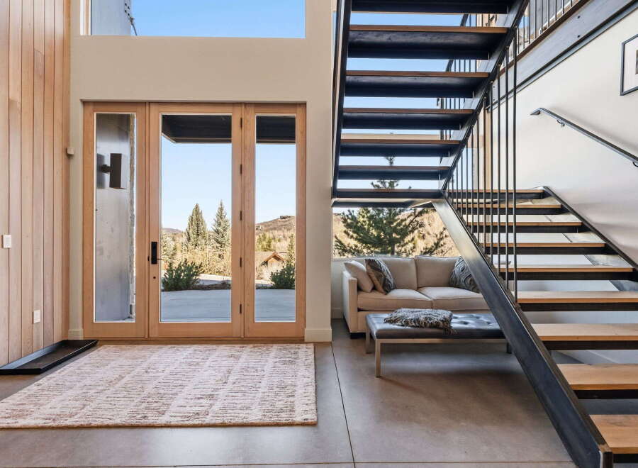 This stunning property boasts a modern design with an open floor plan and abundant natural light.