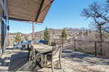 Enjoy breathtaking mountain views from this stunning outdoor deck.