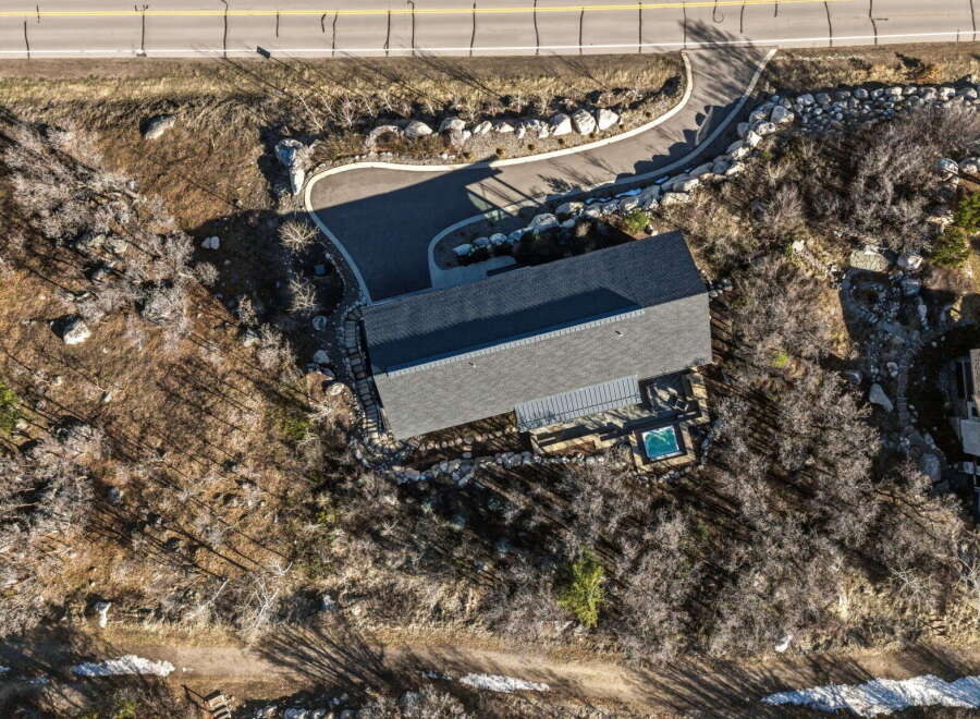 Discover a stunning property nestled in a serene natural setting.