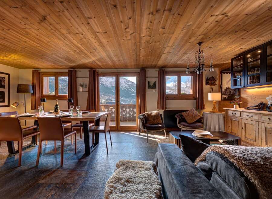 Experience the epitome of alpine luxury in this stunning chalet.