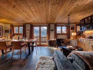 Experience the epitome of alpine luxury in this stunning chalet.