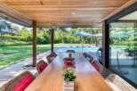 Experience luxury living with this stunning outdoor dining area.