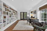 This stunning property boasts a sophisticated home office, perfect for remote work or creative pursuits.