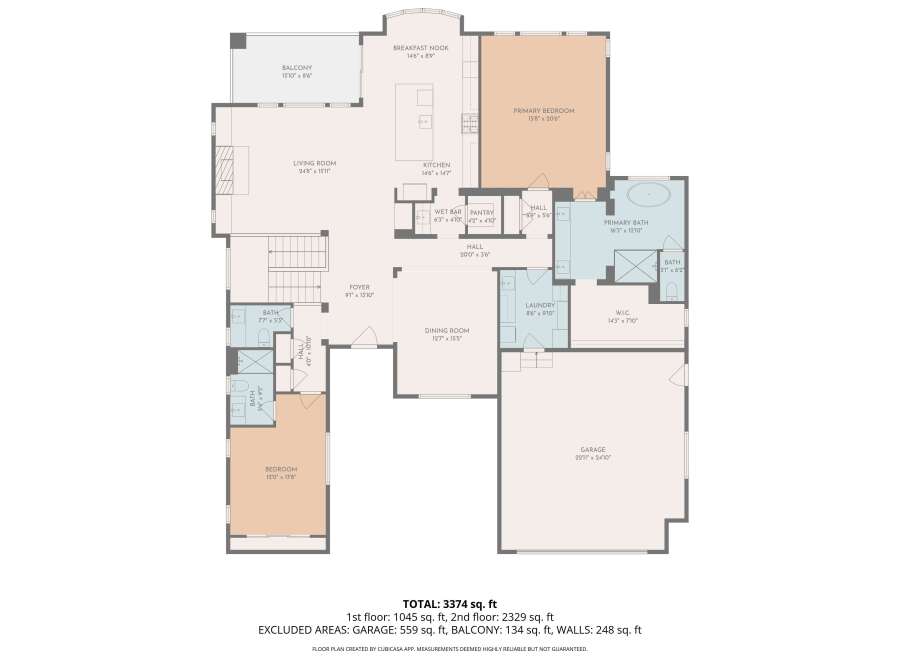 Discover this stunning property featuring a spacious layout with a total of 3374 sq.