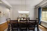 Step into this elegant dining room, perfect for hosting memorable gatherings.