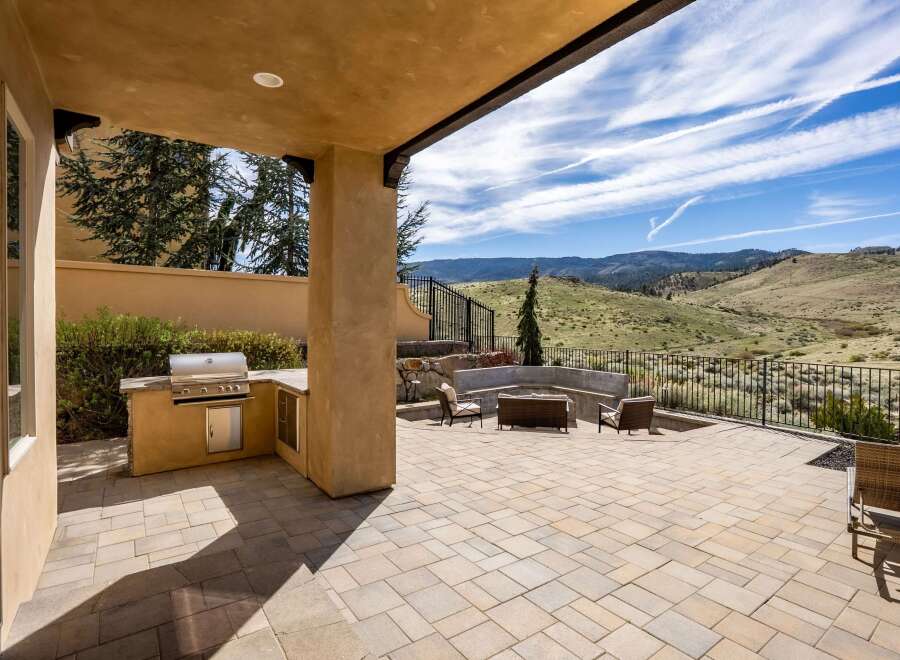 Enjoy outdoor living at its finest with this stunning patio space.