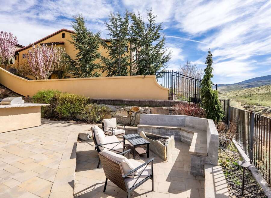 Enjoy outdoor living at its finest with this stunning patio.