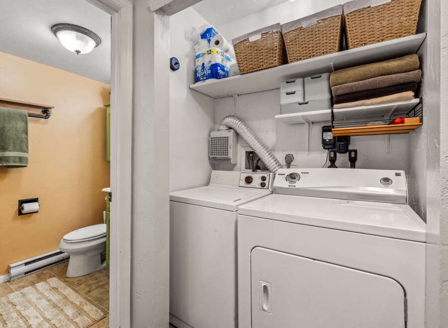 Discover the convenience of in-unit laundry in this charming property! This home features a dedicated laundry area with a washer and dryer, making chores a breeze.