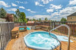 Enjoy the ultimate relaxation in this stunning property featuring a luxurious hot tub.