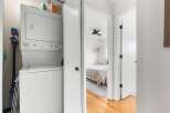 Discover the convenience of in-unit laundry in this charming home! This property features a stacked washer and dryer, making laundry day a breeze.