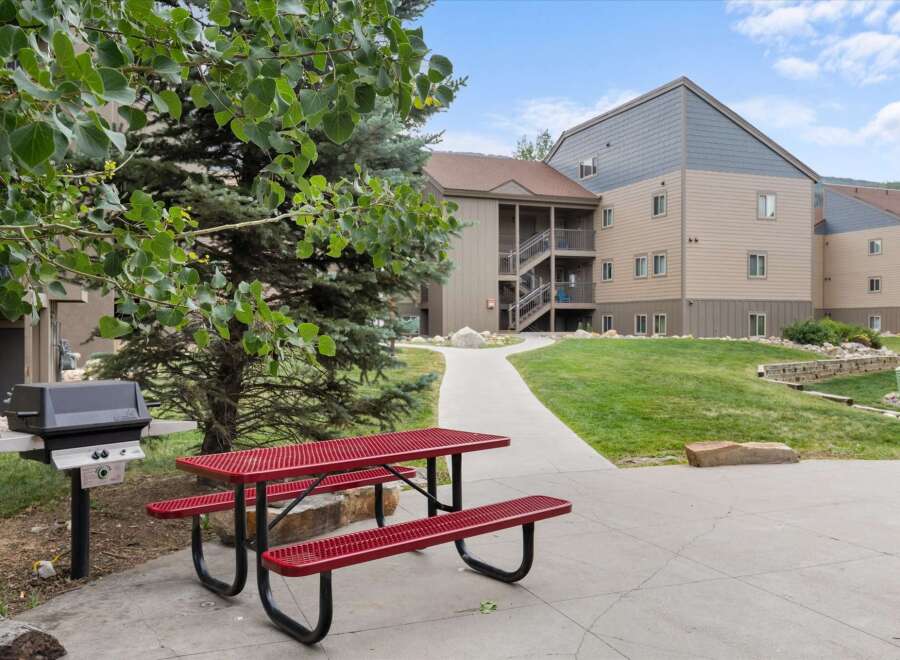 Enjoy outdoor living at its finest with this property's inviting picnic area, perfect for gatherings and relaxation.