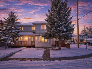 This stunning property offers a cozy retreat with its charming exterior and inviting ambiance.