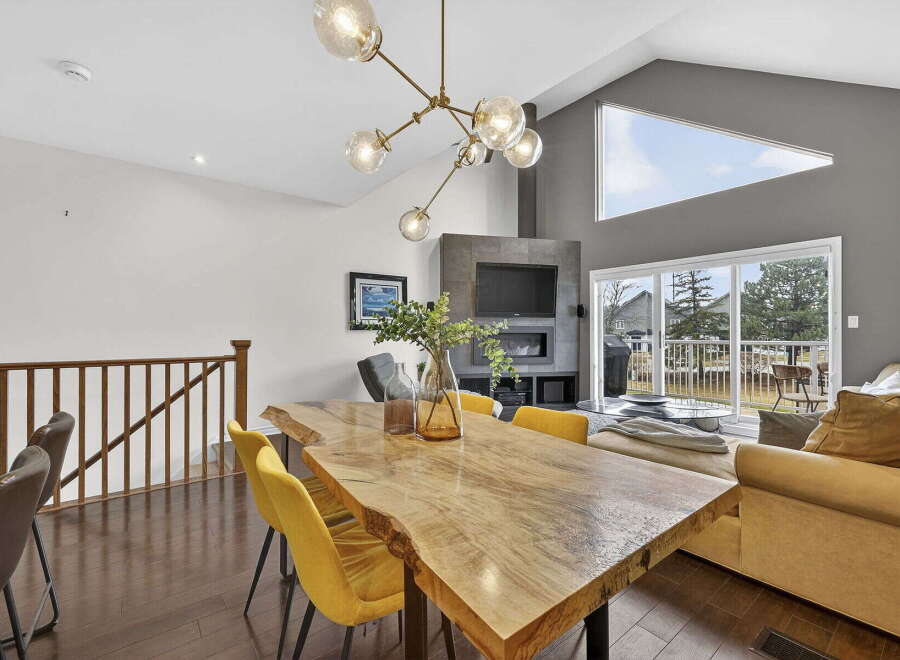This stunning property boasts a modern open-concept design, perfect for entertaining.