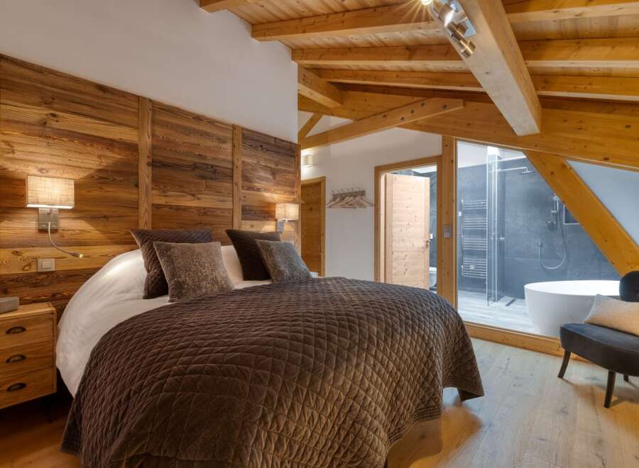 Experience luxury and comfort in this stunning bedroom.
