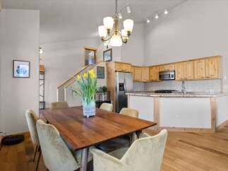Step into this inviting dining area, perfect for both everyday meals and entertaining.