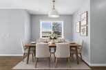 Step into this inviting dining room, perfect for hosting gatherings or enjoying intimate meals.