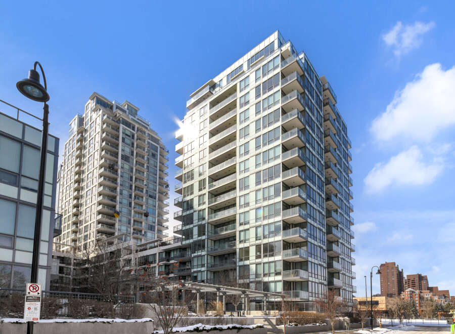 Discover luxury living in this stunning high-rise condo building.
