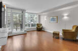 Experience luxury living in this stunning condo featuring a bright and airy living space.