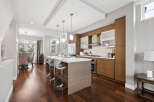 This stunning kitchen boasts modern design and high-end finishes.