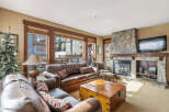 Step into luxury with this stunning living room, perfect for cozy evenings.