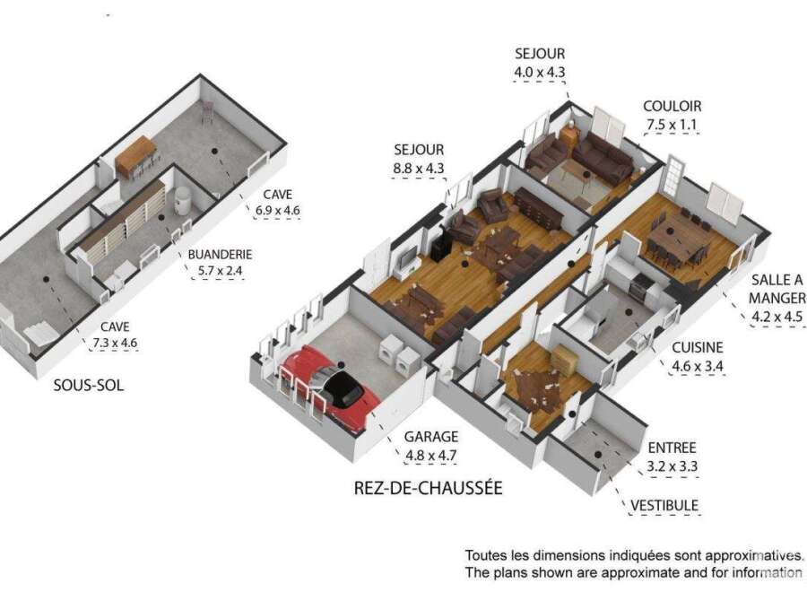 Discover this stunning property featuring a spacious layout with a garage and multiple living areas.