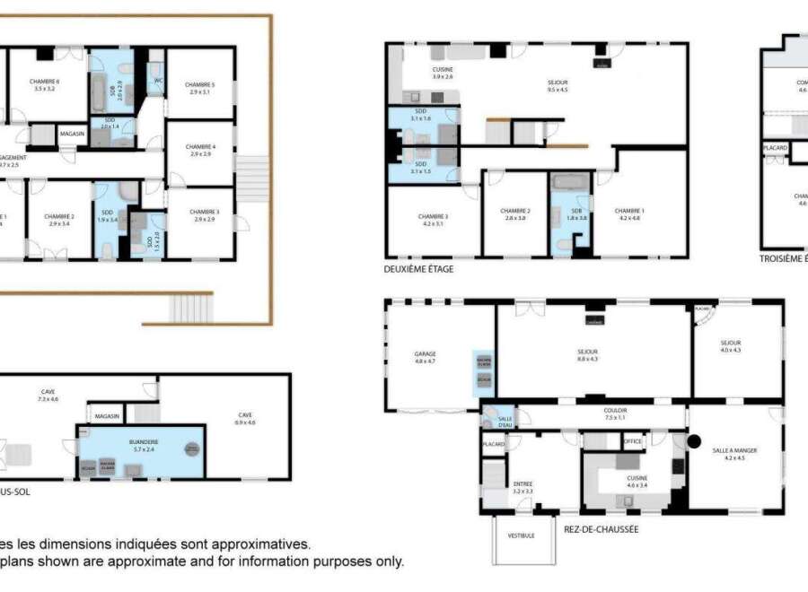 Discover this stunning multi-story property showcasing a well-designed floor plan with multiple bedrooms, bathrooms, and living spaces.