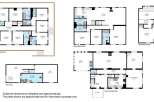 Discover this stunning multi-story property showcasing a well-designed floor plan with multiple bedrooms, bathrooms, and living spaces.